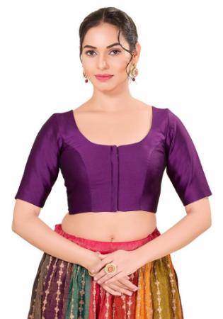 Picture of Stunning Chiffon Brown Designer Blouse