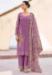 Picture of Beautiful Chiffon Plum Straight Cut Salwar Kameez