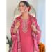 Picture of Chiffon & Silk Pale Violet Red Readymade Salwar Kameez