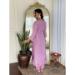 Picture of Chiffon & Silk Rosy Brown Readymade Salwar Kameez