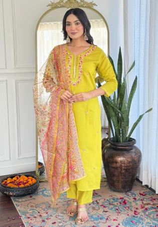 Picture of Chiffon & Silk Peru Readymade Salwar Kameez