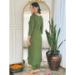 Picture of Chiffon & Silk Dark Olive Green Readymade Salwar Kameez
