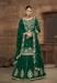 Picture of Pretty Silk Dark Green Straight Cut Salwar Kameez