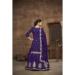 Picture of Admirable Silk Purple Straight Cut Salwar Kameez