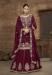 Picture of Taking Silk Maroon Straight Cut Salwar Kameez