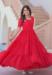 Picture of Fascinating Georgette Crimson Readymade Gown