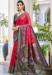 Picture of Delightful Silk Crimson Saree