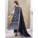 Picture of Chiffon Dark Slate Grey Readymade Salwar Kameez