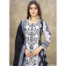 Picture of Chiffon Dark Slate Grey Readymade Salwar Kameez