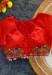 Picture of Shapely Cotton Crimson Designer Blouse