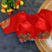 Picture of Shapely Cotton Crimson Designer Blouse
