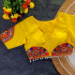 Picture of Radiant Cotton Yellow Designer Blouse
