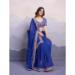 Picture of Beauteous Georgette Midnight Blue Saree