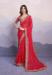 Picture of Pretty Georgette Crimson Saree