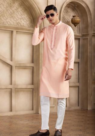 Picture of Pleasing Silk Tan Kurtis & Tunic