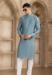 Picture of Graceful Silk Light Slate Grey Kurtis & Tunic