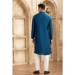 Picture of Wonderful Silk Midnight Blue Kurtis & Tunic