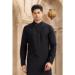 Picture of Radiant Silk Black Kurtis & Tunic
