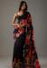 Picture of Pretty Chiffon Black Saree