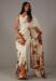 Picture of Excellent Chiffon Off White Saree