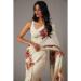 Picture of Excellent Chiffon Off White Saree
