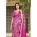 Picture of Wonderful Cotton & Linen Thistle Saree