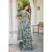 Picture of Pleasing Cotton & Linen Light Slate Grey Saree