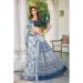 Picture of Nice Cotton & Linen Light Slate Grey Saree