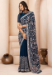 Picture of Sublime Georgette Midnight Blue Saree