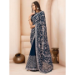 Picture of Sublime Georgette Midnight Blue Saree