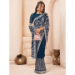 Picture of Sublime Georgette Midnight Blue Saree