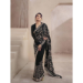 Picture of Sightly Georgette Black Saree