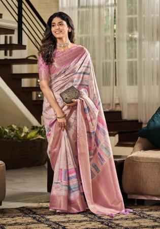 Picture of Ideal Silk Rosy Brown Saree
