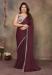 Picture of Magnificent Georgette Brown Saree