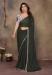 Picture of Marvelous Georgette Dark Olive Green Saree