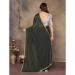Picture of Marvelous Georgette Dark Olive Green Saree