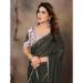 Picture of Marvelous Georgette Dark Olive Green Saree