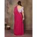 Picture of Well Formed Georgette Fire Brick Saree
