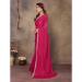 Picture of Well Formed Georgette Fire Brick Saree