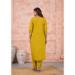 Picture of Chiffon & Silk Golden Rod Readymade Salwar Kameez