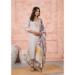 Picture of Chiffon & Silk Azure Readymade Salwar Kameez