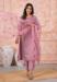 Picture of Chiffon & Silk Rosy Brown Readymade Salwar Kameez