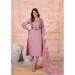 Picture of Chiffon & Silk Rosy Brown Readymade Salwar Kameez