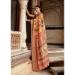 Picture of Ideal Chiffon Khaki Saree
