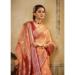 Picture of Excellent Silk Light Salmon Saree