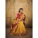 Picture of Magnificent Silk Golden Rod Saree