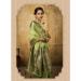 Picture of Well Formed Silk Dark Khaki Saree