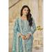 Picture of Chiffon Cadet Blue Straight Cut Salwar Kameez