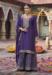 Picture of Sublime Chiffon Purple Straight Cut Salwar Kameez