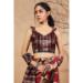Picture of Pleasing Chiffon Saddle Brown Saree